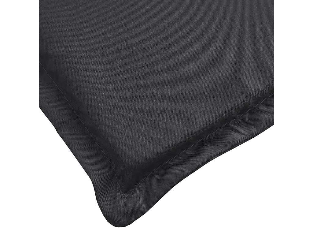 Almofadão para espreguiçadeira 200x60x3 cm tecido oxford preto