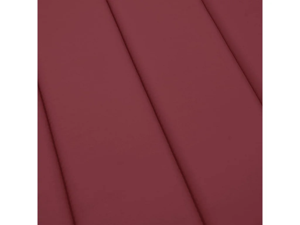 Coussin de chaise longue rouge bordeaux 200x70x3cm tissu oxford