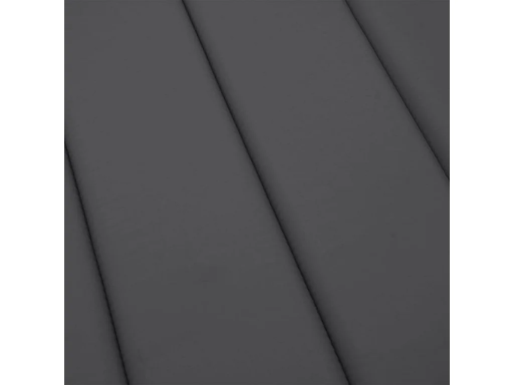 Coussin de chaise longue anthracite 200x70x3 cm tissu oxford