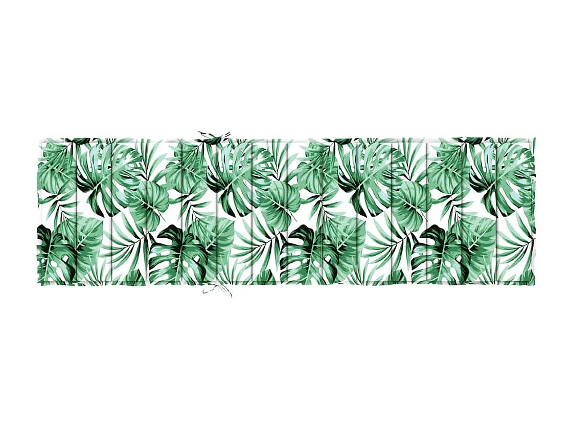 Coussin de chaise longue motif de feuilles tissu oxford