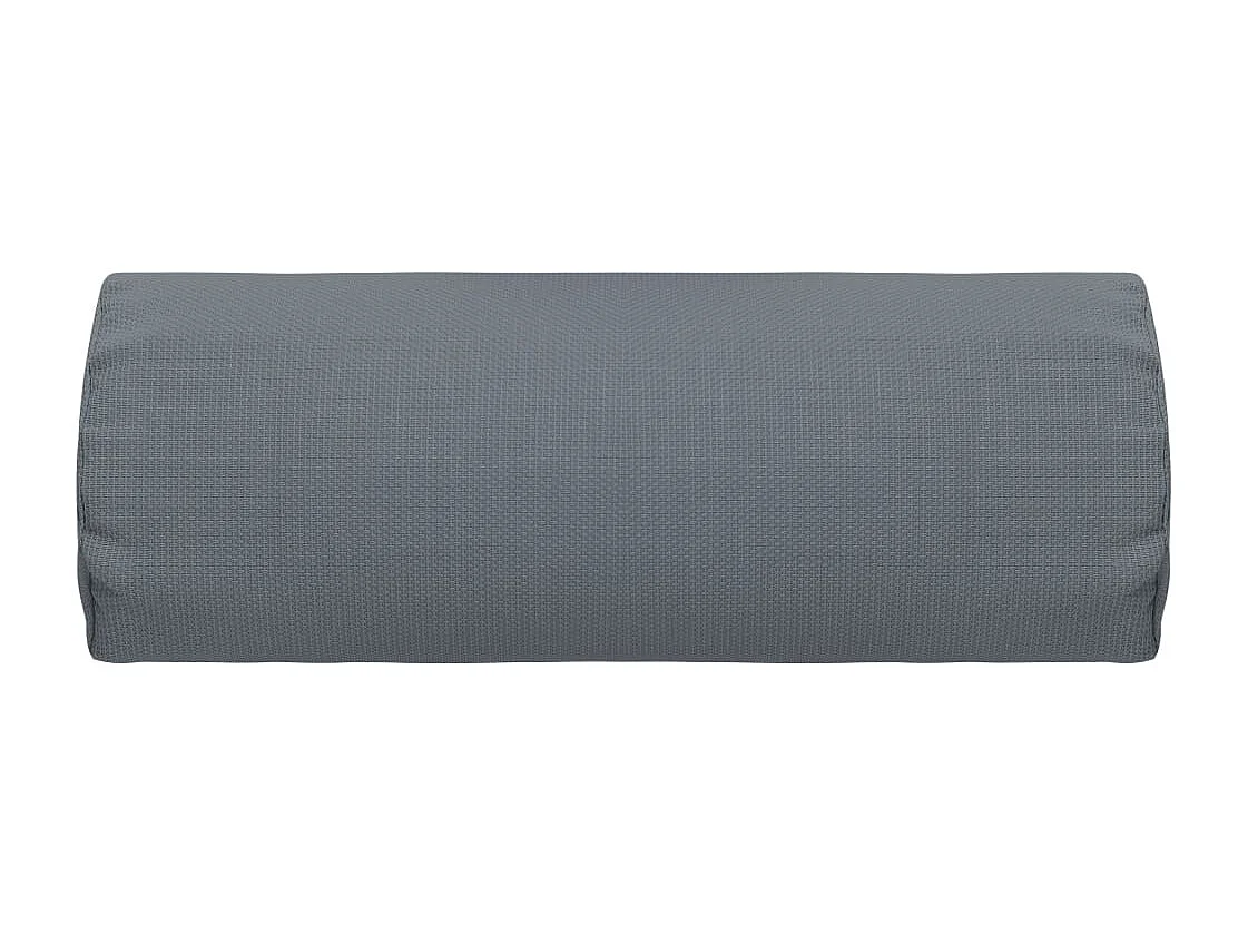 Encosto cabeça cadeira de pátio 40x7,5x15 cm textilene cinza