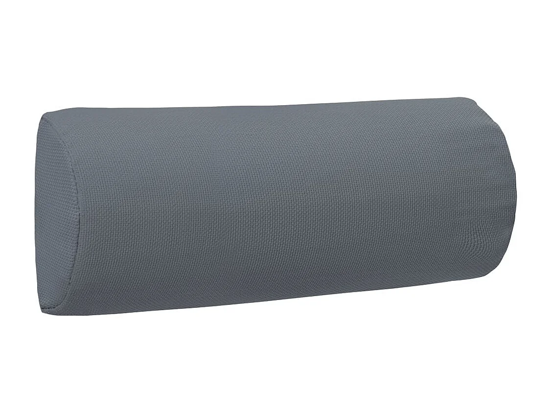 Appui-tête de chaise longue Gris 40x7,5x15 cm Textilène