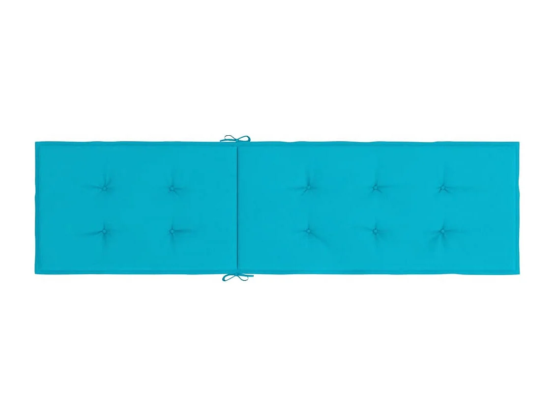 Coussin de chaise longue turquoise tissu oxford