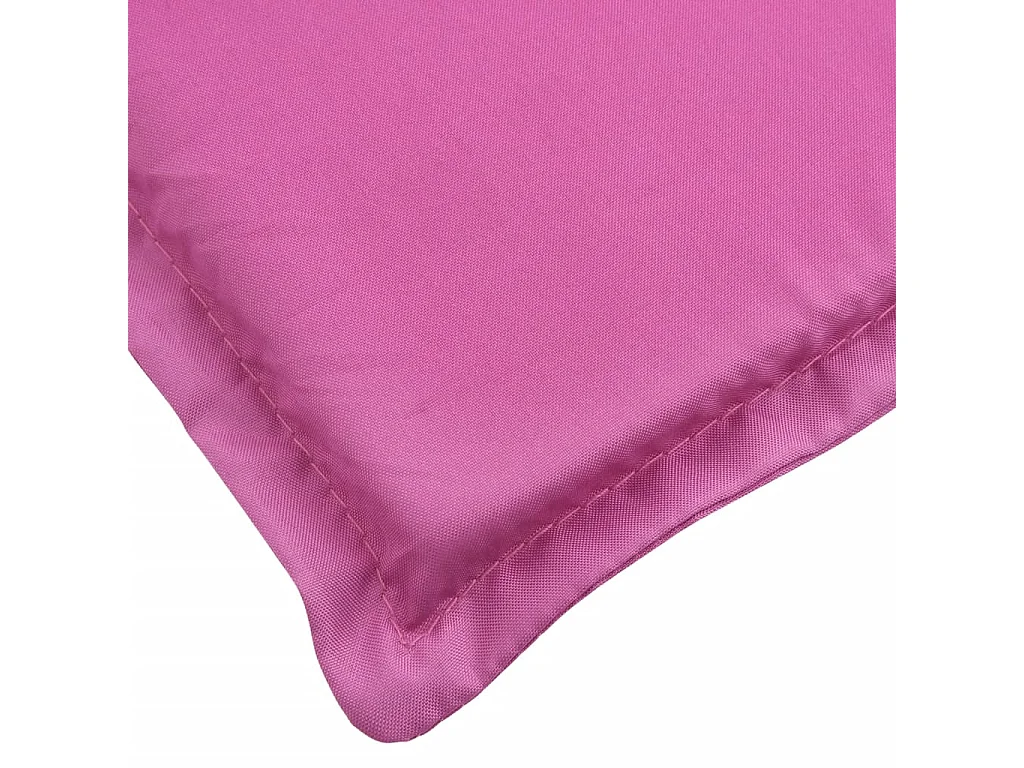 Coussin de chaise longue rose tissu oxford