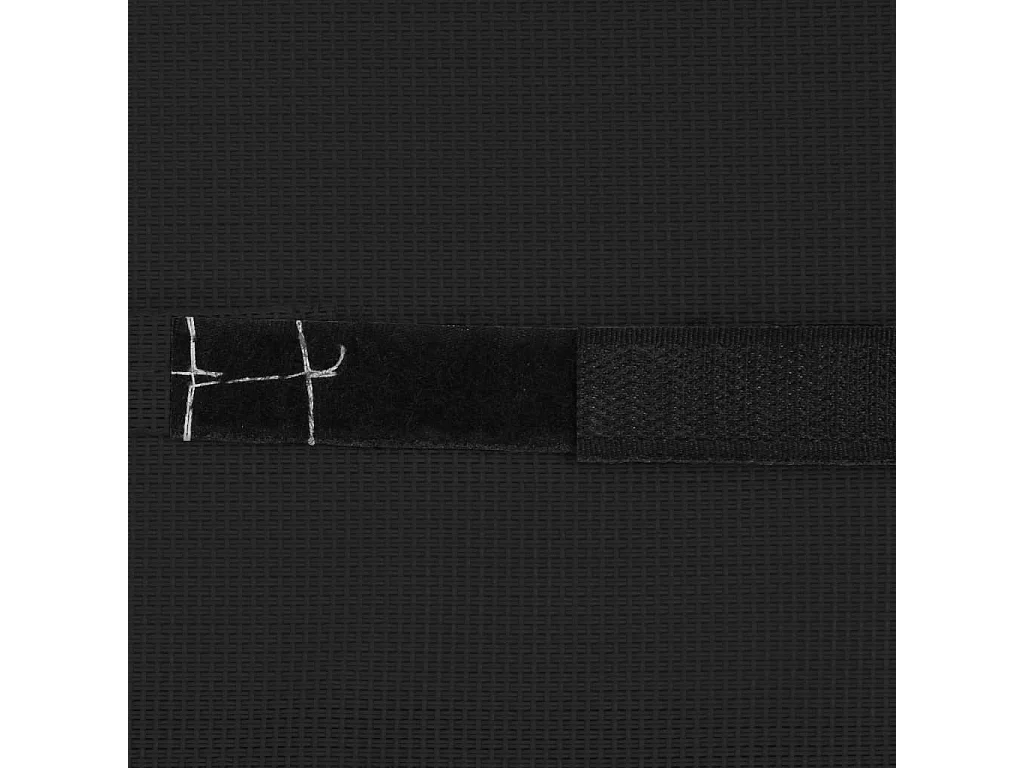 Encosto cabeça cadeira de pátio 40x7,5x15 cm textilene preto