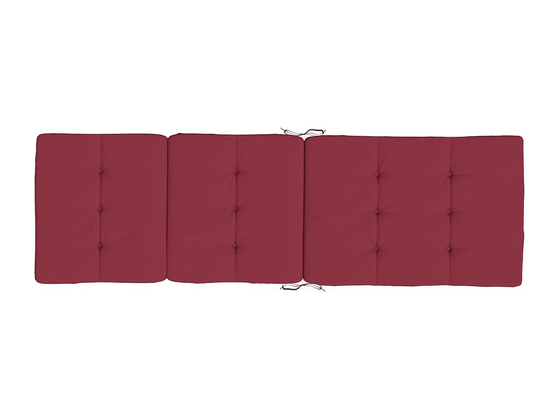 Almofadões para cadeira terraço 2peças tecido oxford vermelho tinto