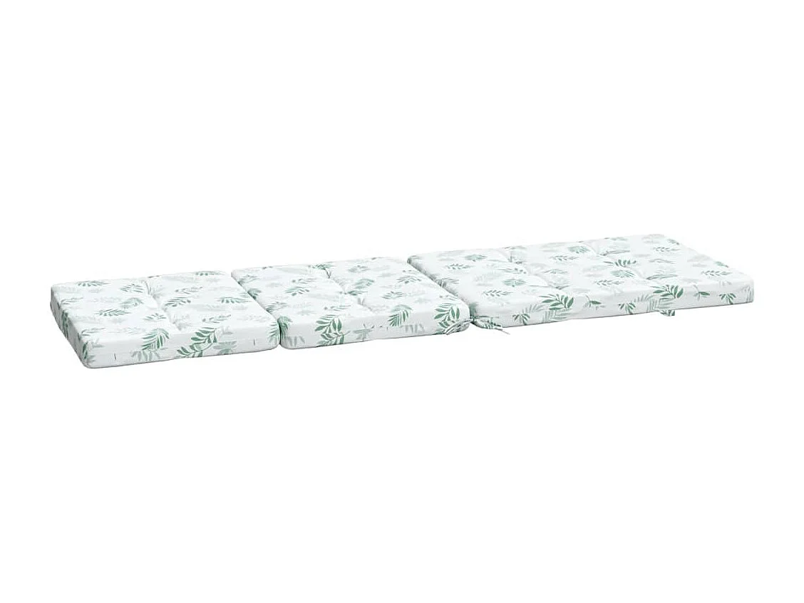 Coussins de chaise longue lot de 2 motif de feuilles