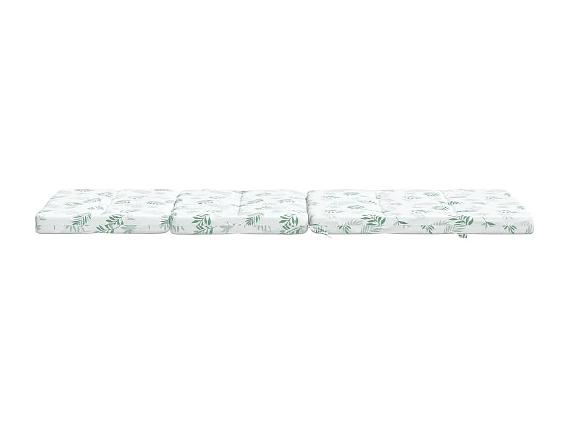 Coussins de chaise longue lot de 2 motif de feuilles