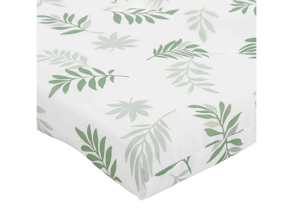 Coussins de chaise longue lot de 2 motif de feuilles