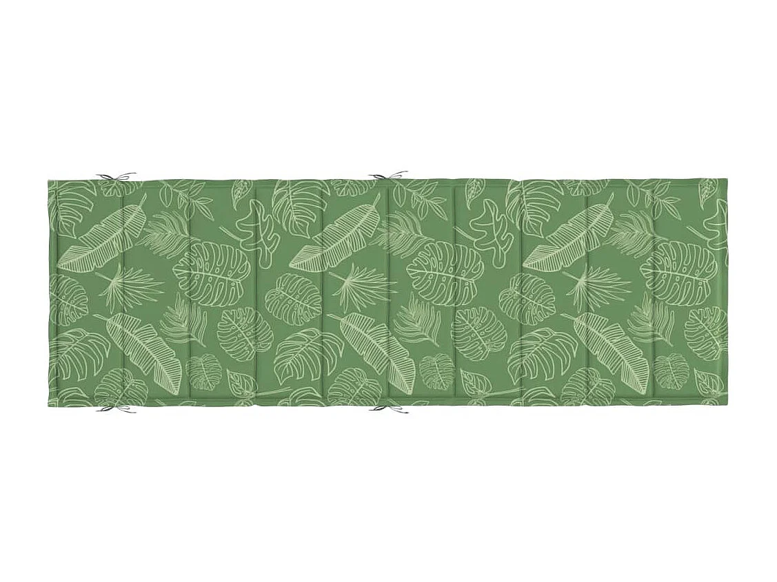 Coussin de chaise longue motif de feuilles tissu oxford