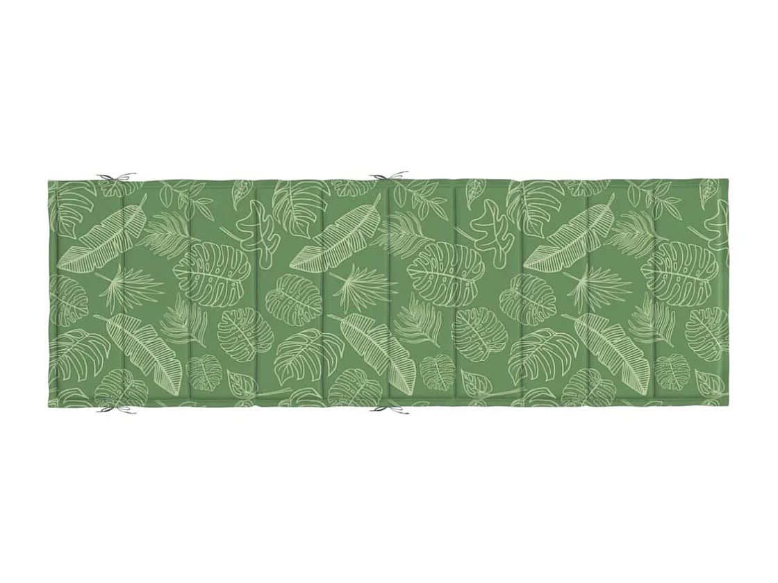 Coussin de chaise longue motif de feuilles tissu oxford