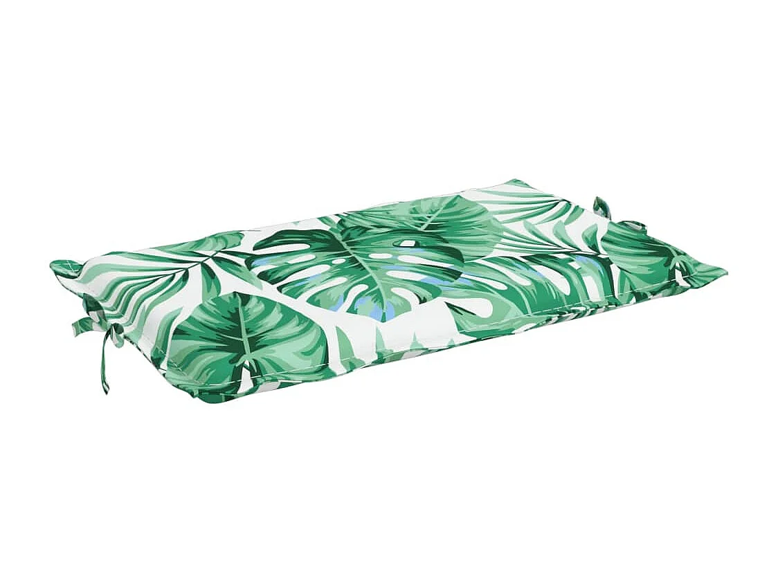 Coussin de chaise longue motif de feuilles tissu oxford