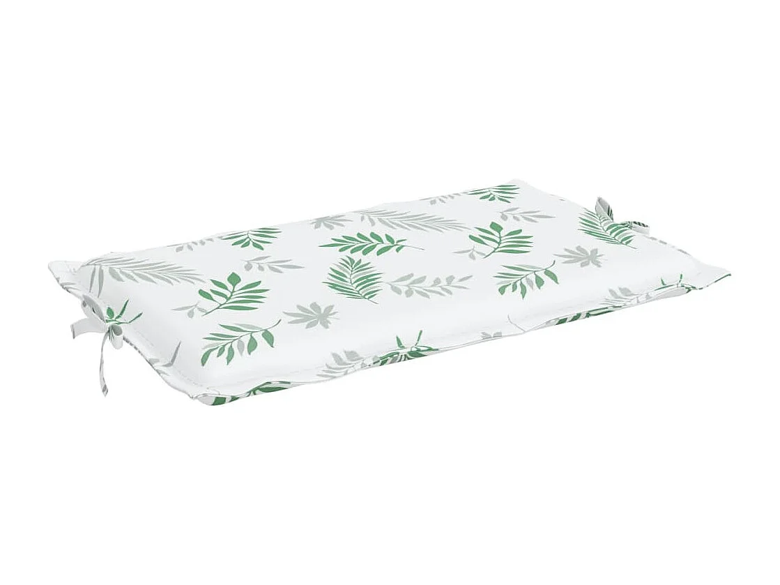 Cojín de tumbona tela Oxford estampado de hojas