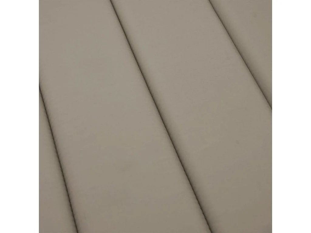 Coussin de chaise longue taupe 186x58x3 cm tissu oxford