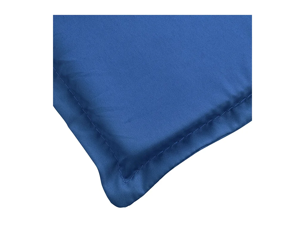 Coussin de chaise longue bleu royal 200x60x3 cm tissu oxford