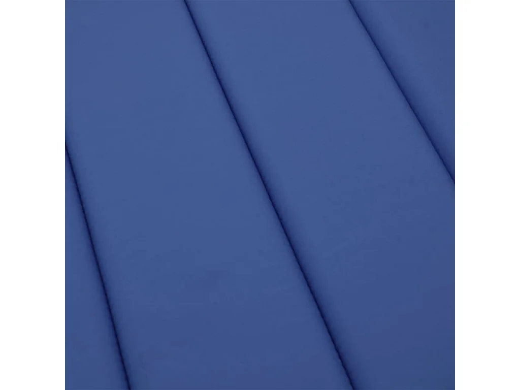 Coussin de chaise longue bleu royal 200x60x3 cm tissu oxford