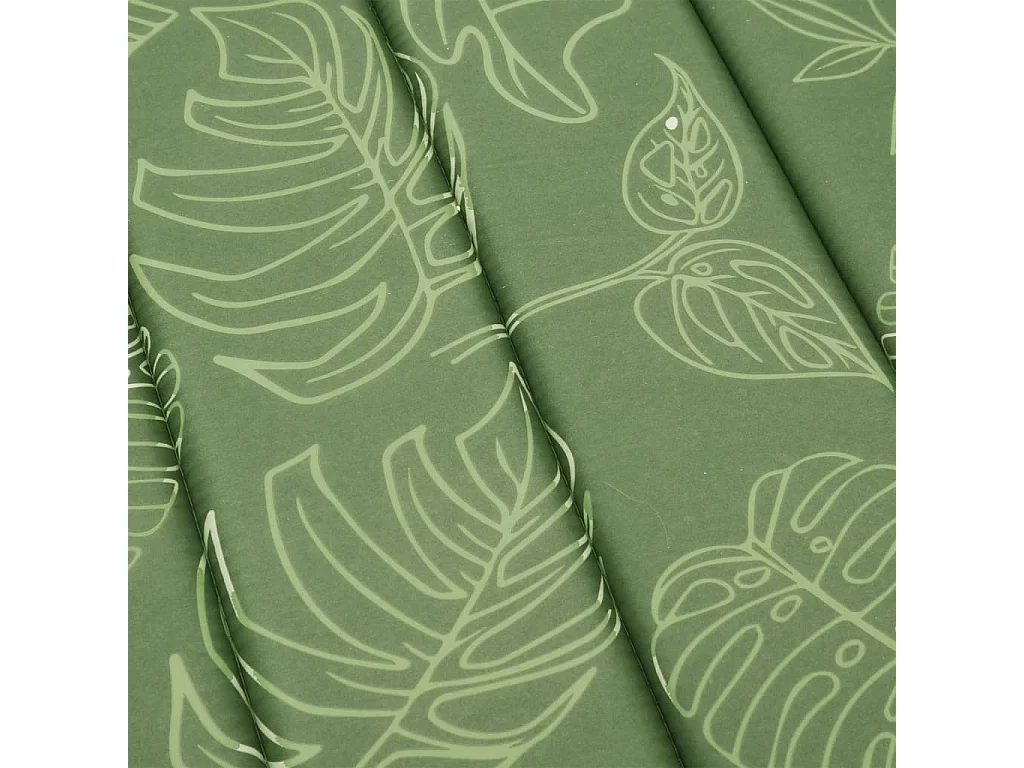 Coussin de chaise longue motif de feuilles tissu oxford