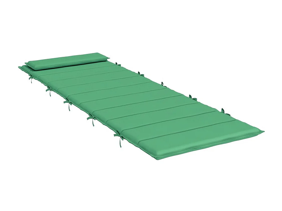 Almofadão para espreguiçadeira 180x60x3 cm tecido oxford verde
