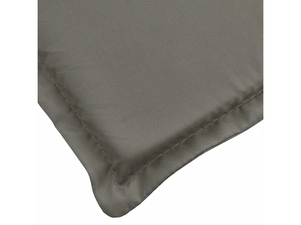 Cojín para tumbona tela gris oscuro melange 200x70x4 cm