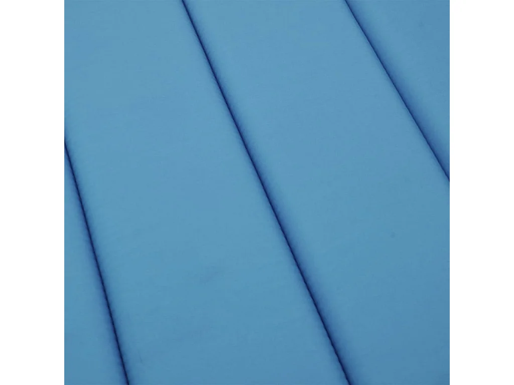 Coussin de chaise longue bleu 200x70x3 cm tissu oxford