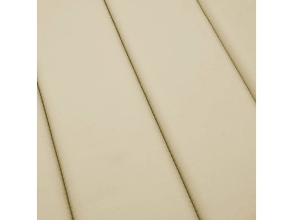 Almofadão para espreguiçadeira 200x50x3 cm tecido oxford bege