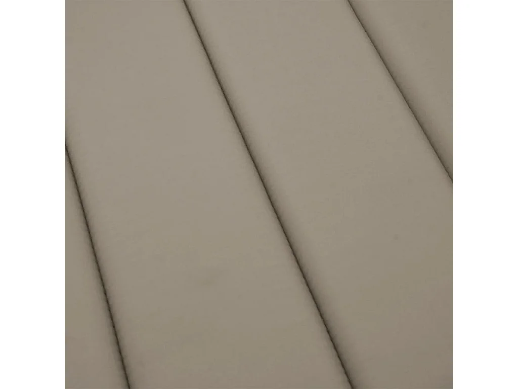 Coussin de chaise longue taupe 200x60x3 cm tissu oxford