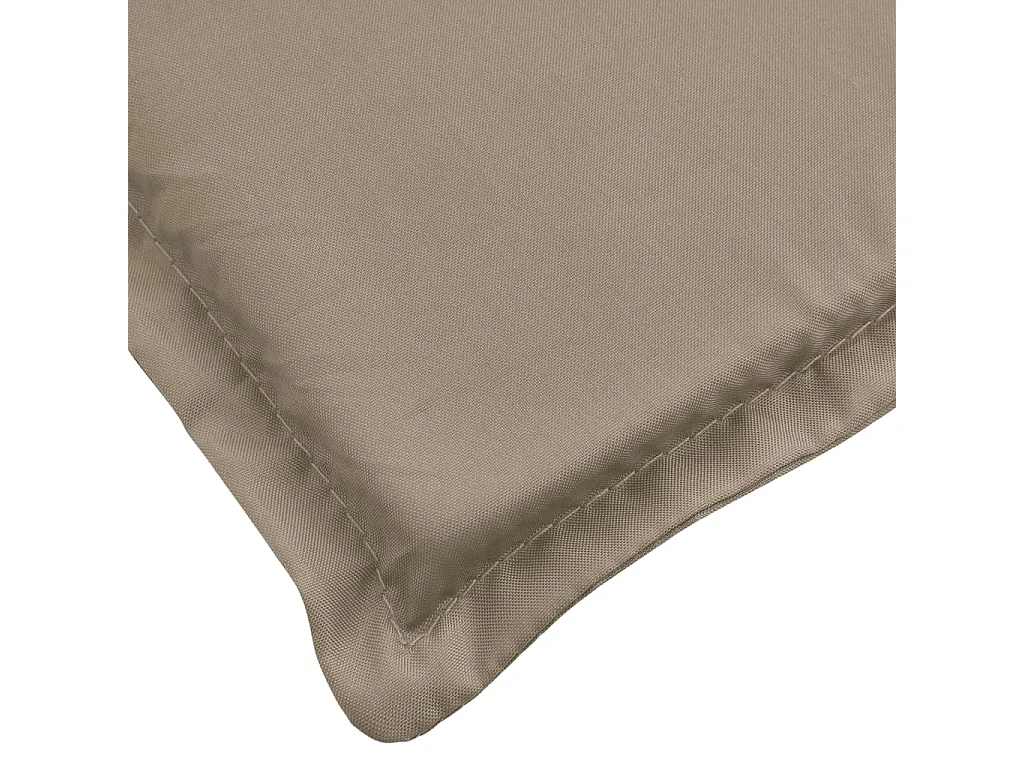 Ligbedkussen 200x60x3 cm oxford stof taupe