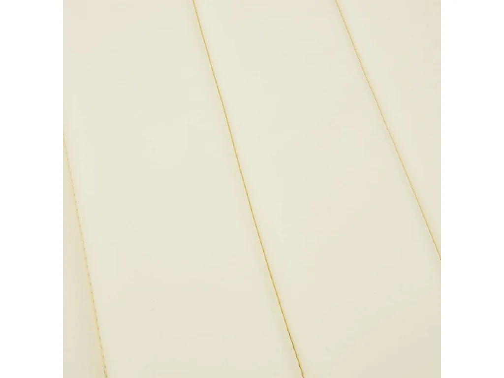 Cojín de tumbona de tela Oxford color crema 180x60x3 cm