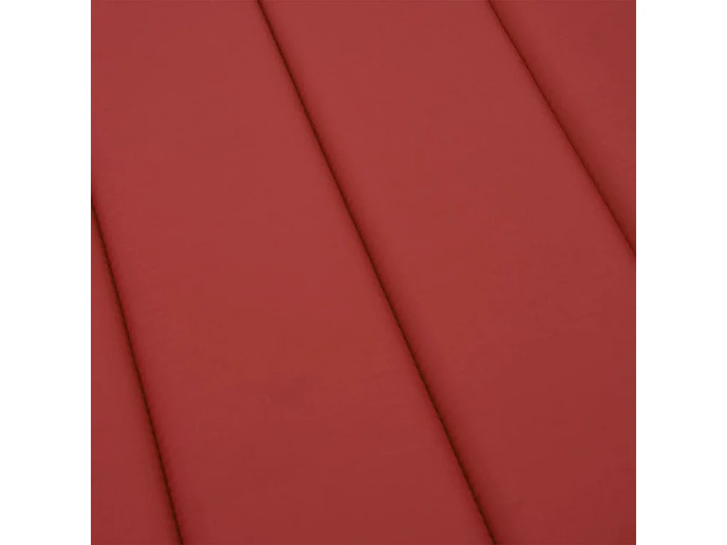 Coussin de chaise longue rouge 180x60x3 cm tissu oxford