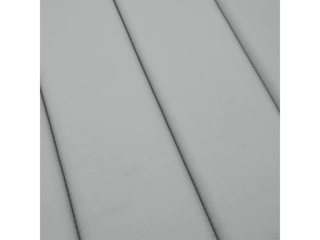 Cojín para tumbona tela gris claro melange 186x58x3 cm