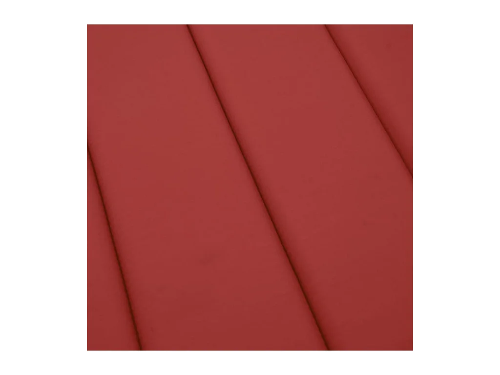 Coussin de chaise longue rouge 200x70x3 cm tissu oxford