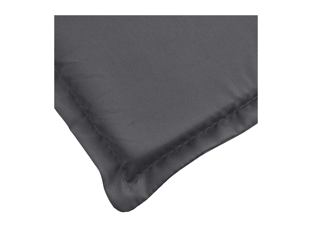 Coussin de chaise longue anthracite 200x60x3 cm tissu oxford