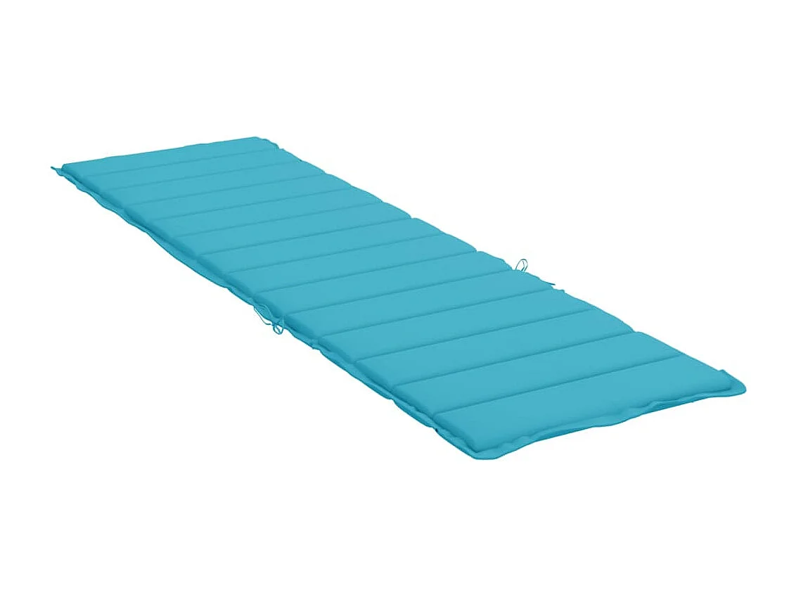Coussin de chaise longue turquoise tissu oxford