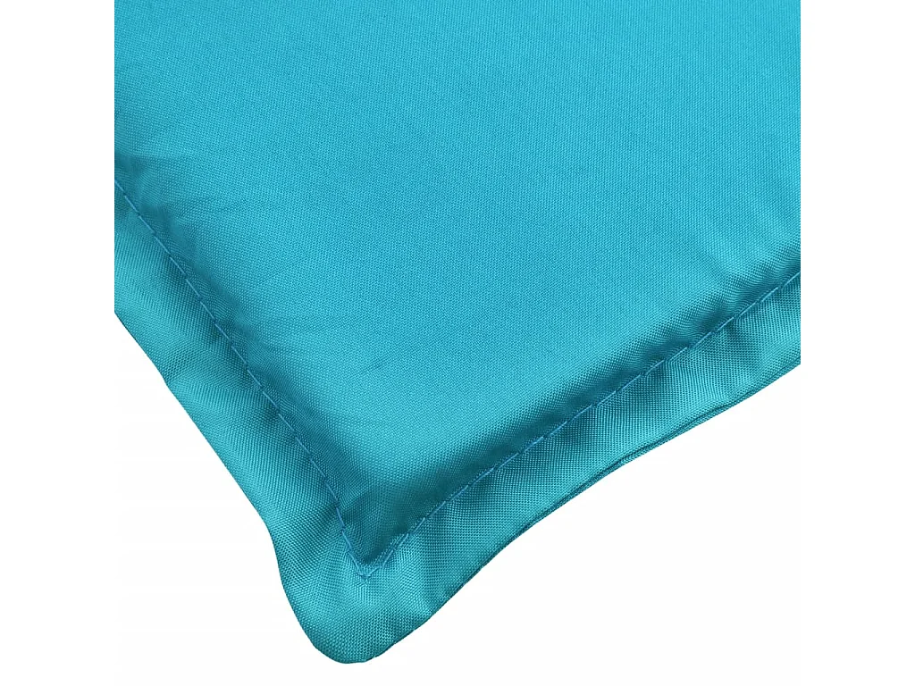 Coussin de chaise longue turquoise tissu oxford