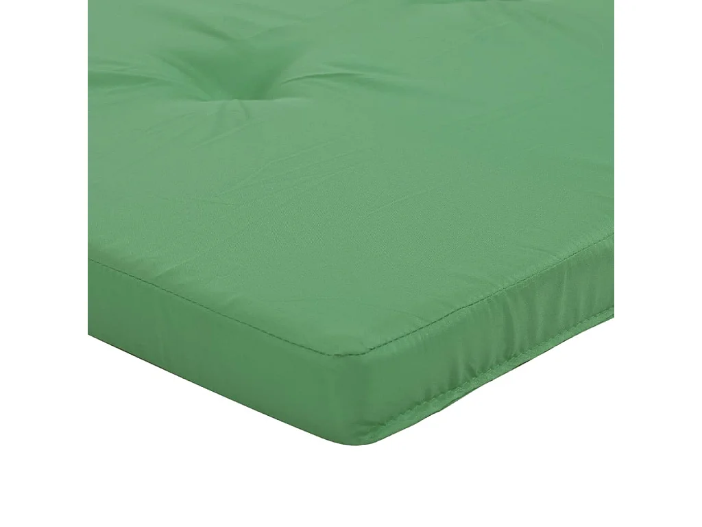 Cojines para tumbona 2 unidades tela Oxford verde