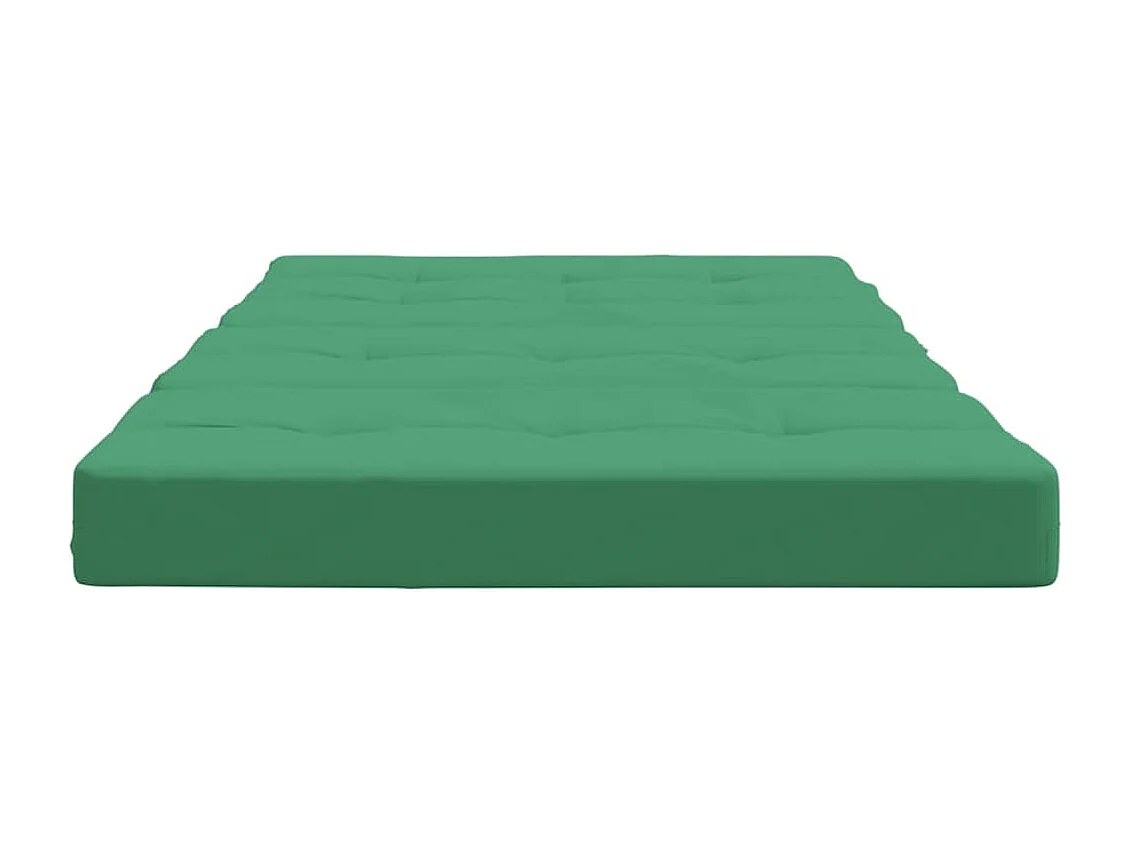 Coussins de chaise longue lot de 2 vert tissu oxford
