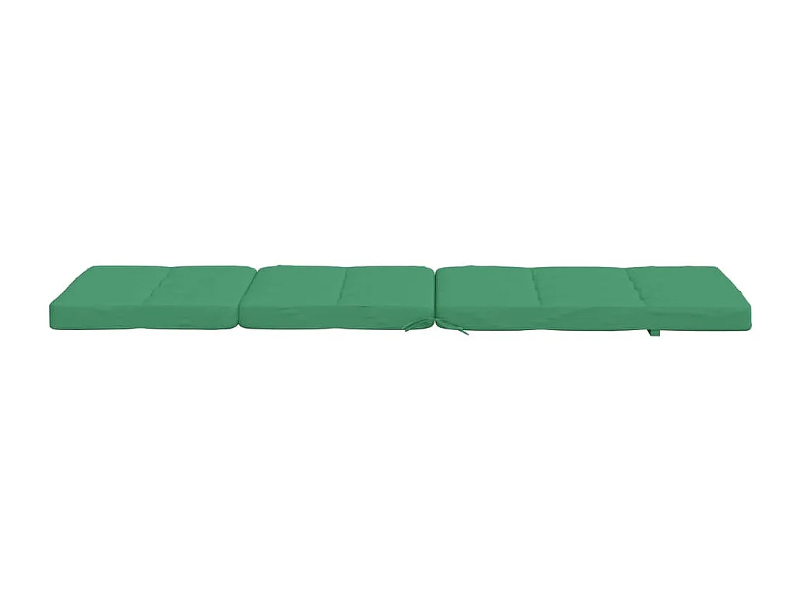 Coussins de chaise longue lot de 2 vert tissu oxford