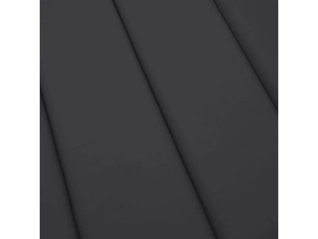 Coussin de chaise longue noir 186x58x3 cm tissu oxford