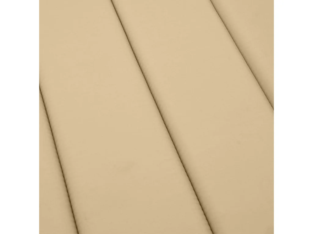 Cojín para tumbona tela beige melange 186x58x3 cm