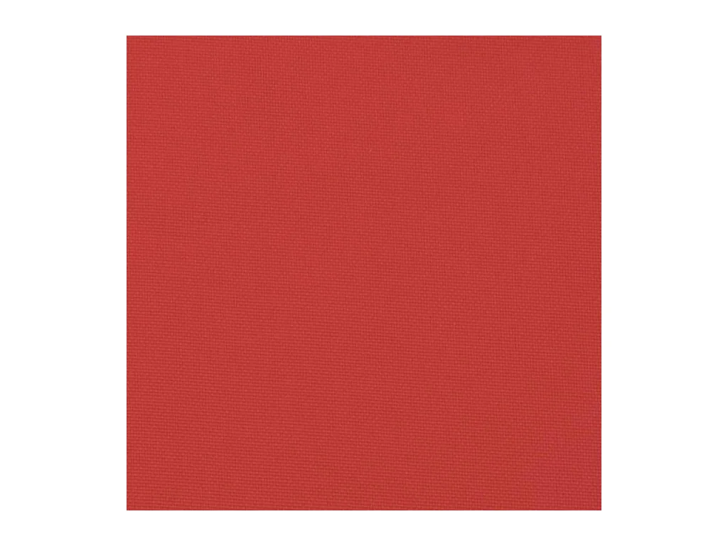 Cojín de tumbona de tela Oxford rojo 186x58x3 cm