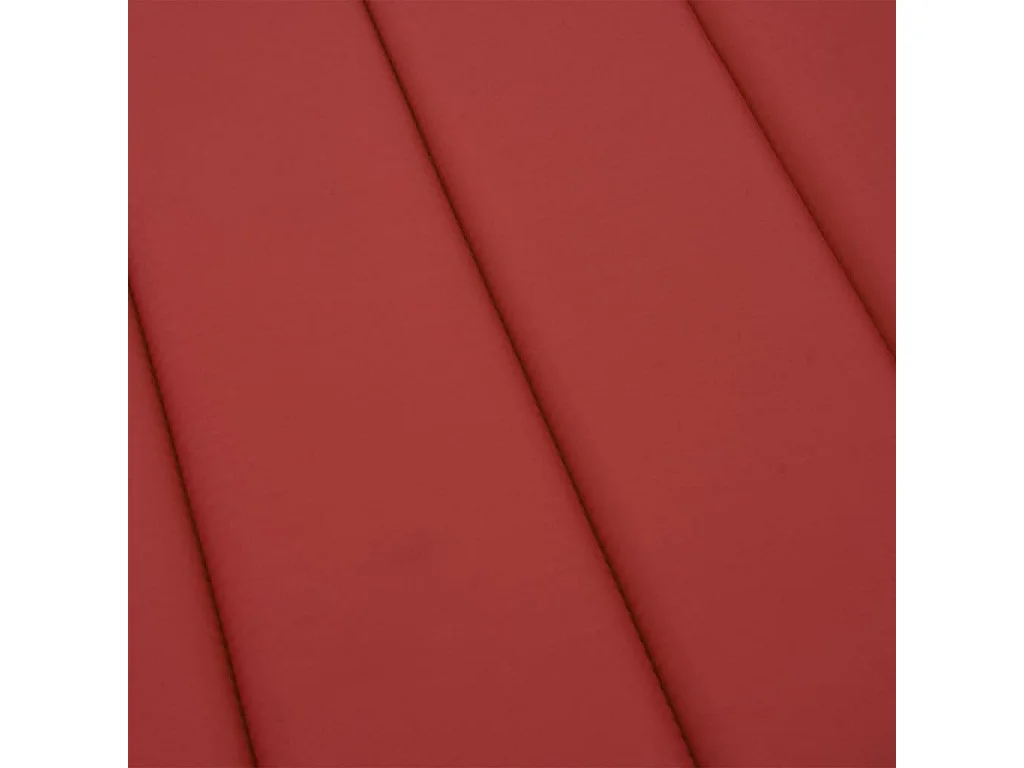 Coussin de chaise longue rouge 186x58x3 cm tissu oxford