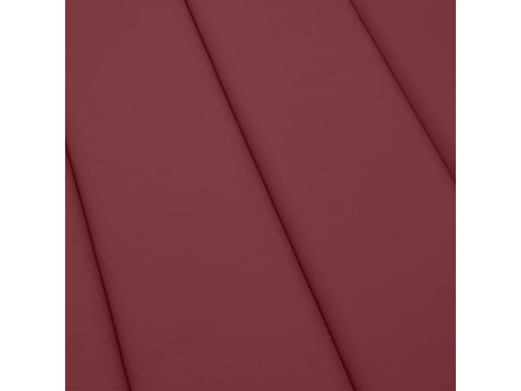 Coussin de chaise longue rouge bordeaux mélangé 186x58x3 cm