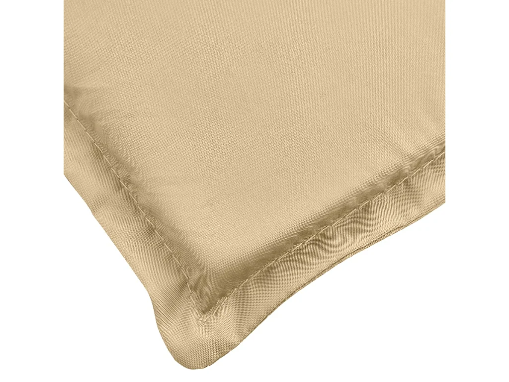 Cojín para tumbona tela beige melange 200x70x4 cm