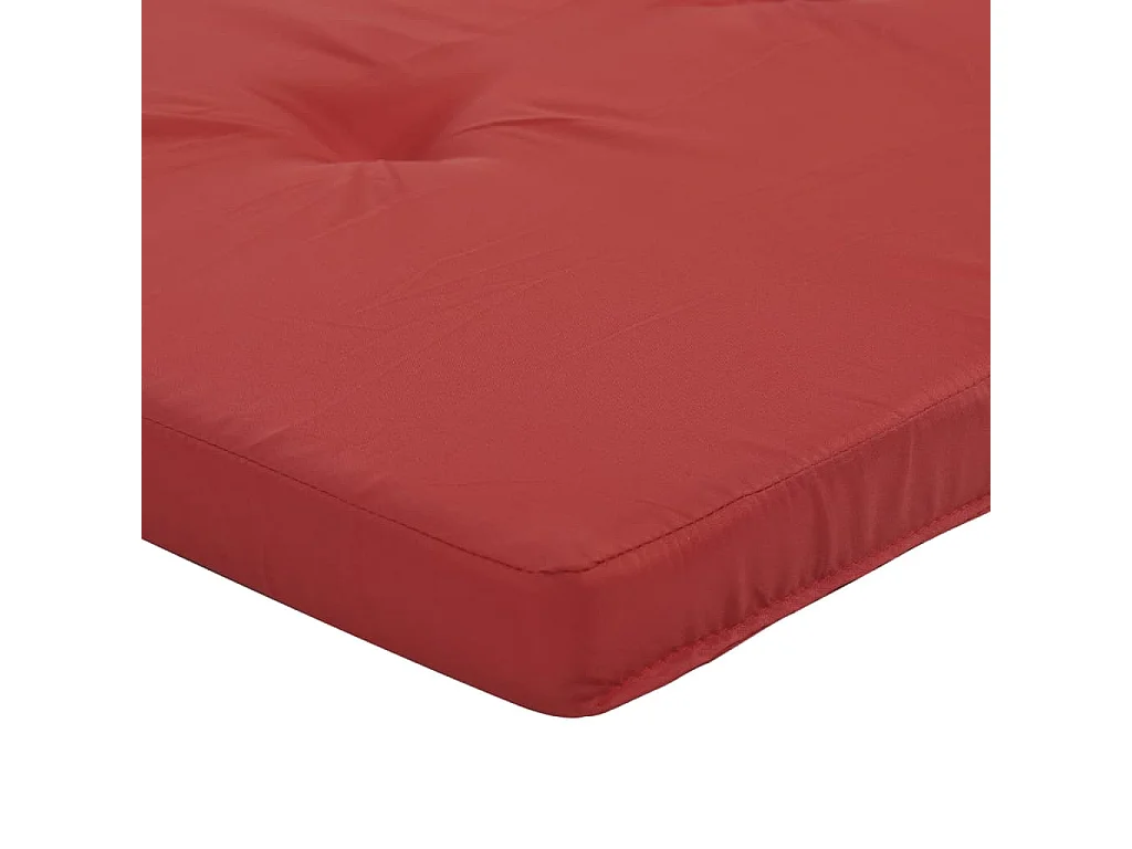 Almofadões para cadeira de terraço 2 peças tecido oxford vermelho