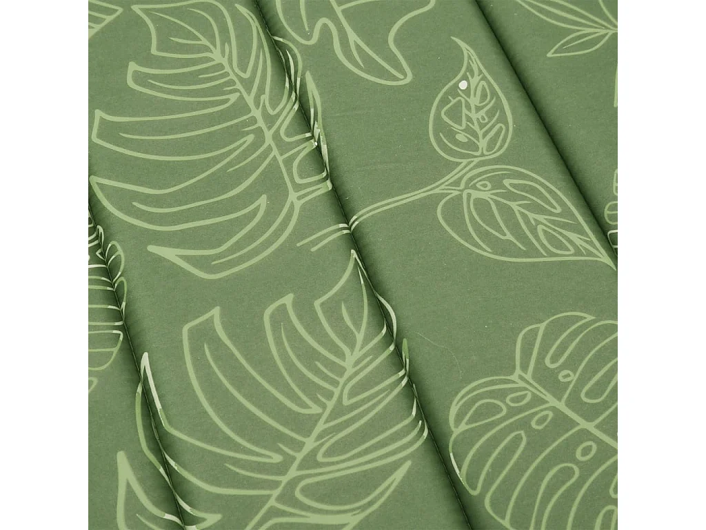 Coussin de chaise longue à motif de feuilles tissu oxford