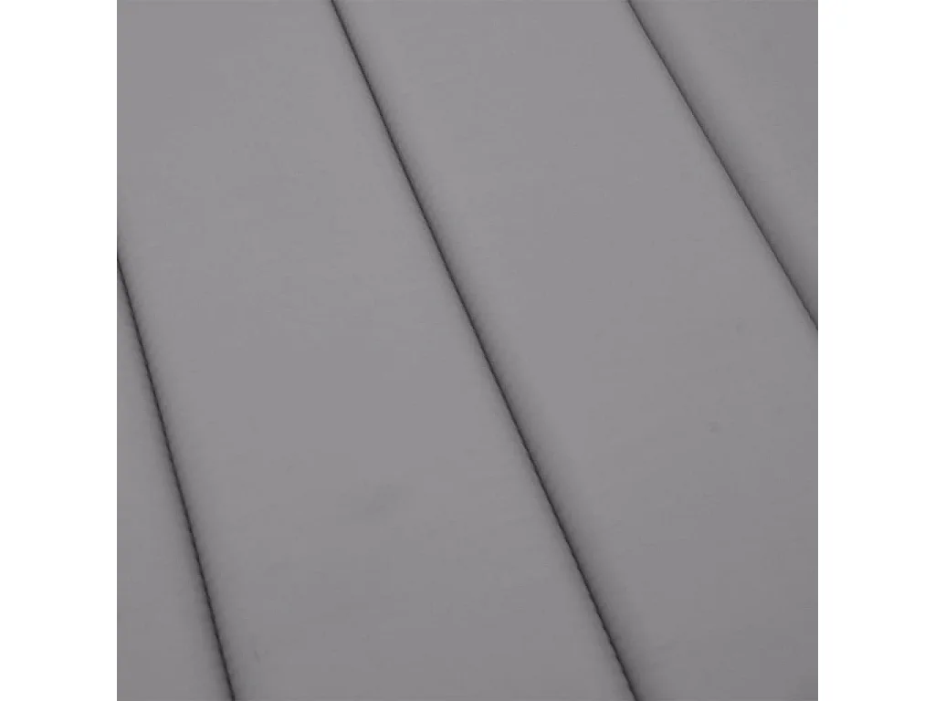 Ligbedkussen 180x60x4 cm oxford stof grijs