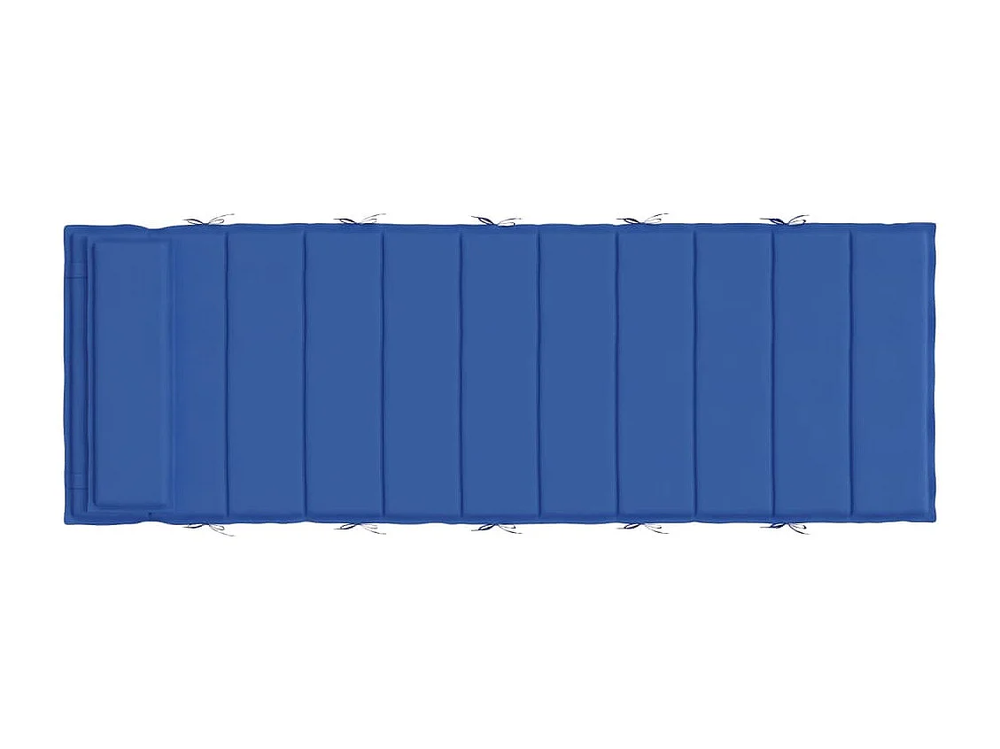 Almofadão para espreguiçadeira 180x60x3cm tecido oxford azul real
