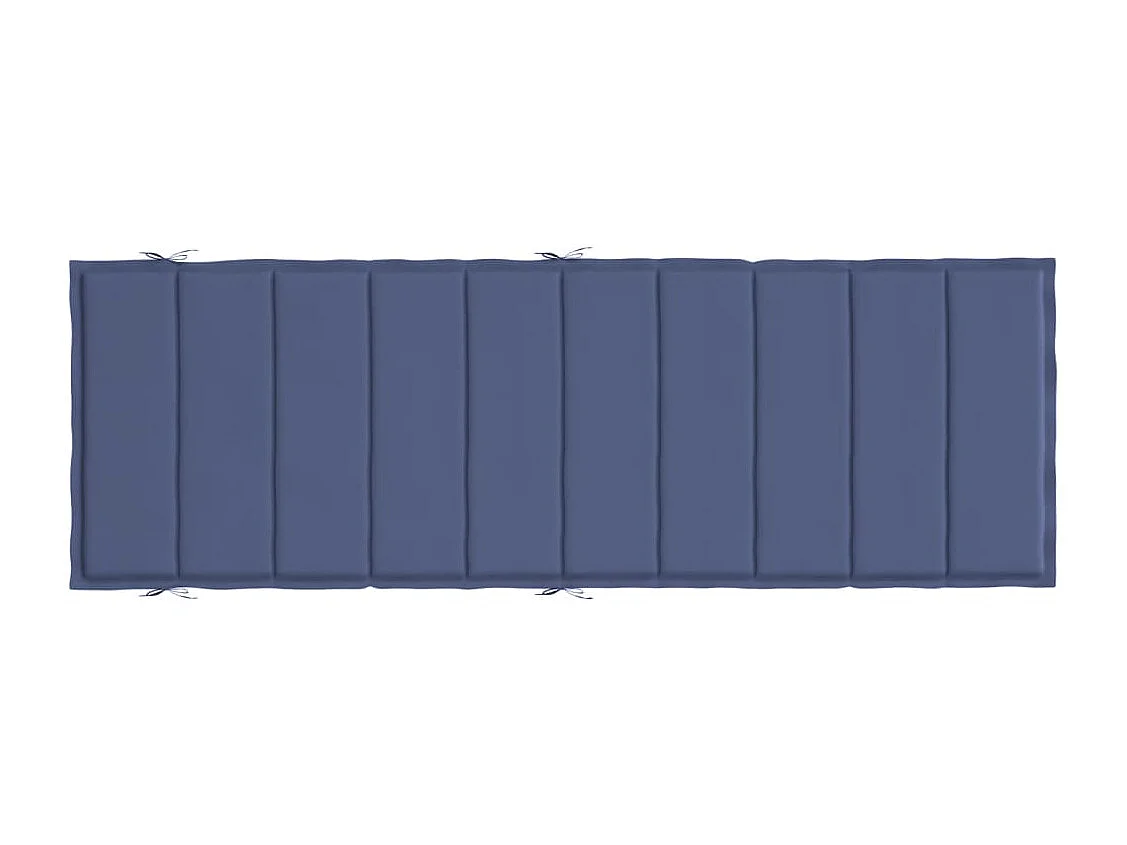 Coussin de chaise longue bleu marine tissu oxford