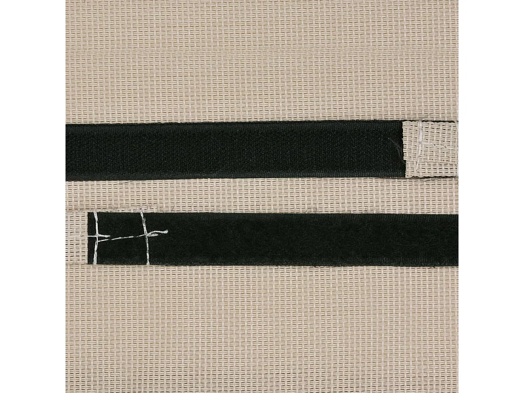 Reposacabezas de silla de jardín textilene crema 40x7,5x15 cm