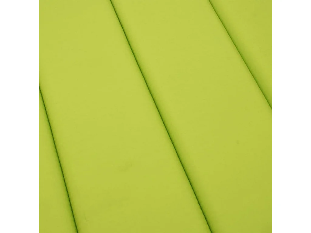 Coussin de chaise longue vert vif 200x50x3 cm tissu oxford